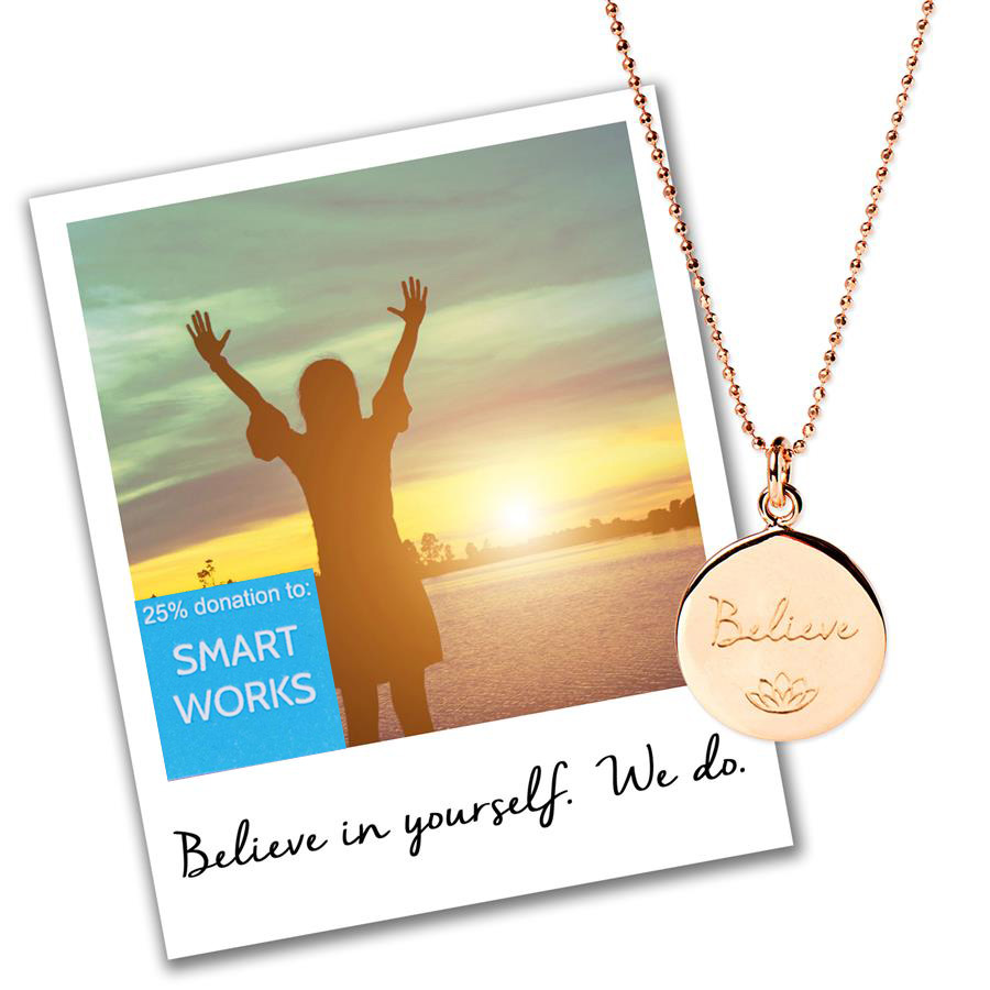 Believe Necklace - Smart Works Charity