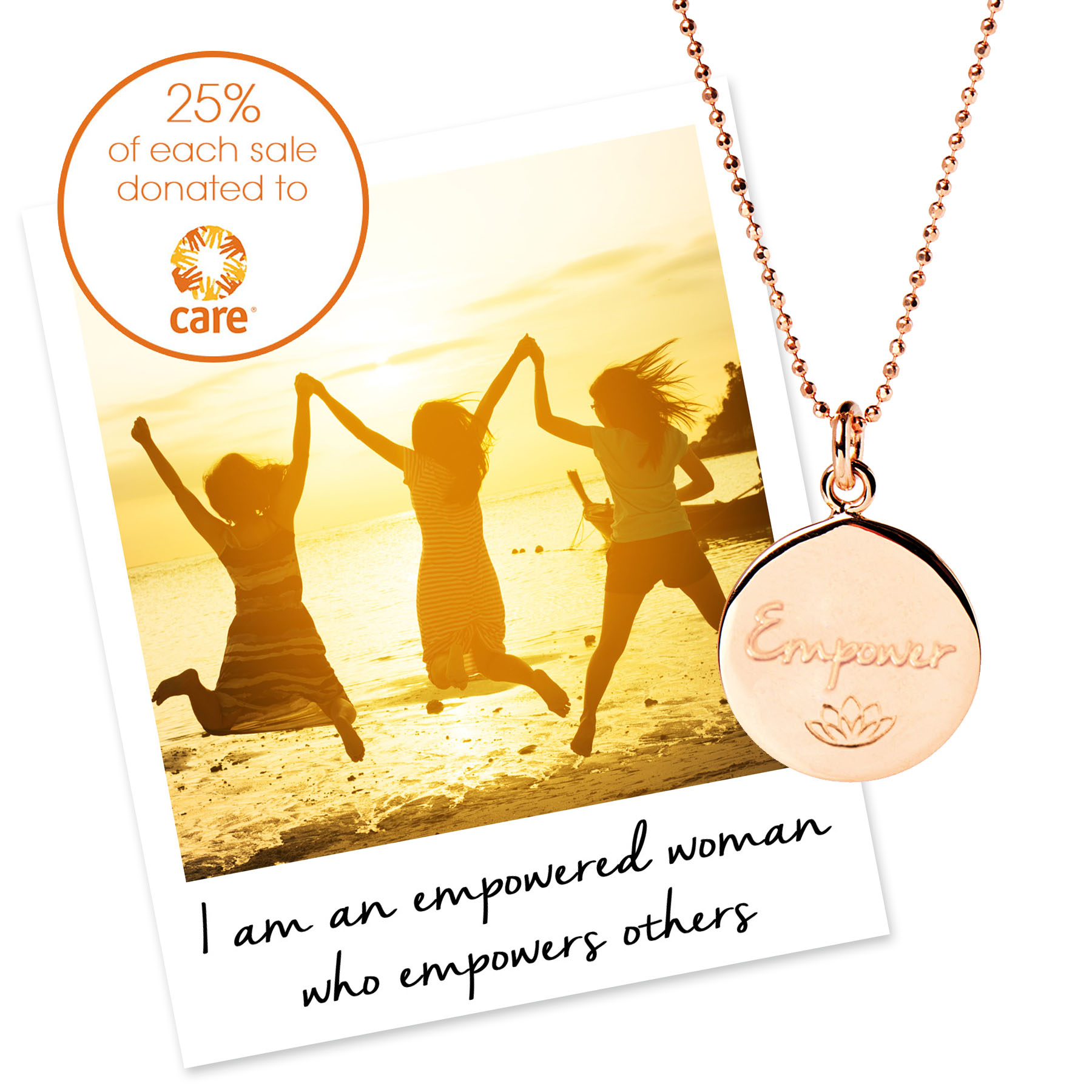 charity necklace for care international