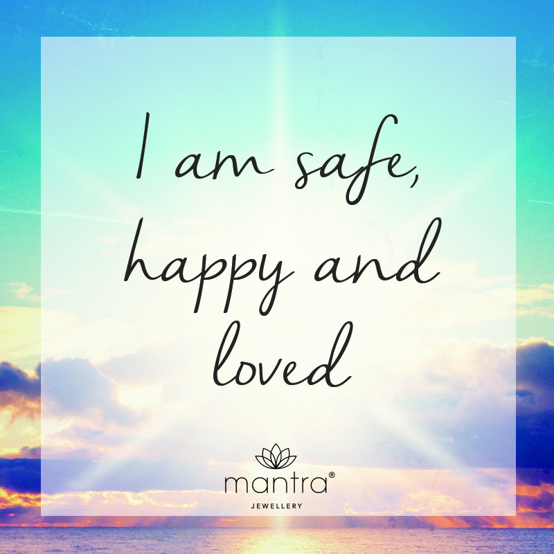 I am safe and i am loved quote affirmation
