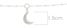 Crescent Moon Charm Bracelet