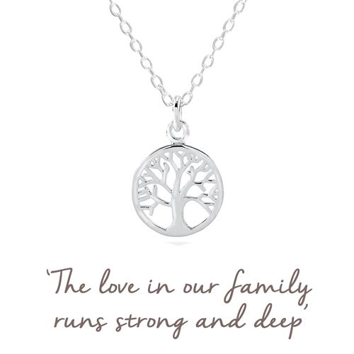 Buy Family Tree Necklace | Sterling Silver