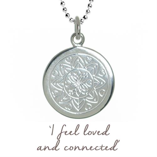 Buy Love Mandala Necklace | Sterling Silver, Gold & Rose Gold