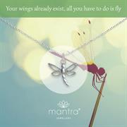 Dragonfly Necklace in 925 Silver