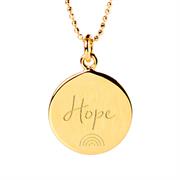 Gold NHS Charities Rainbow of Hope Necklace
