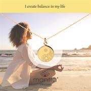 mantra yin yang necklace for balance mantra