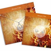 Phoenix Necklace and Earrings Silver Gifts