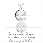strong women necklace and bracelet set