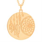 Rose Gold Dreamcatcher necklace