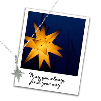 Sterling Silver North Star Necklace