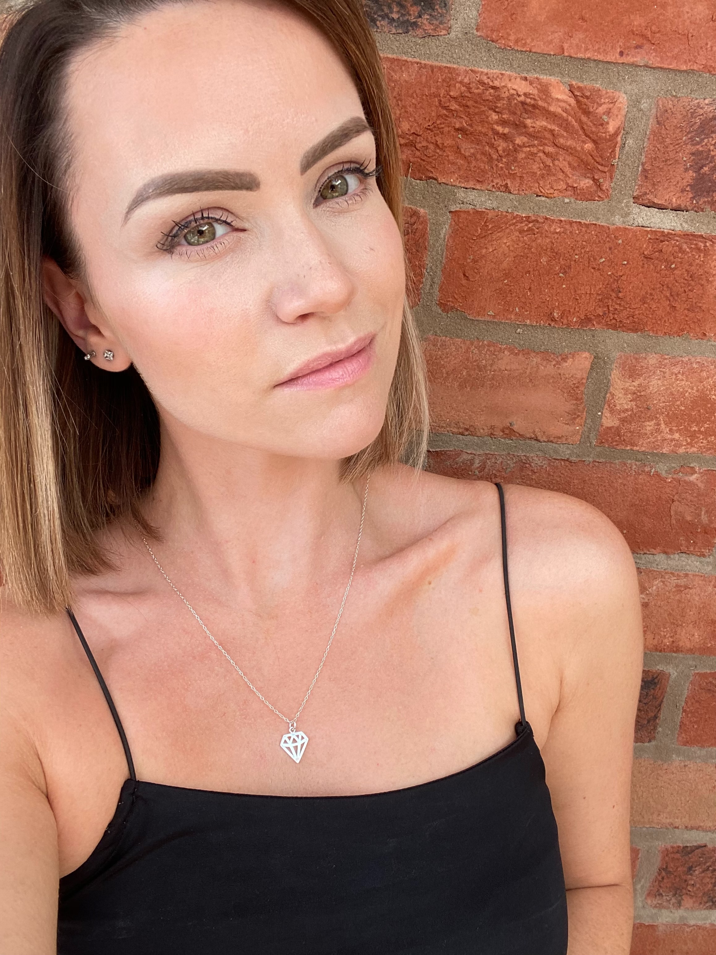 Holly Matthews with Mantra Necklace
