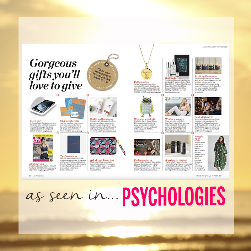Psychlogies Magazine Be Here Now Necklace