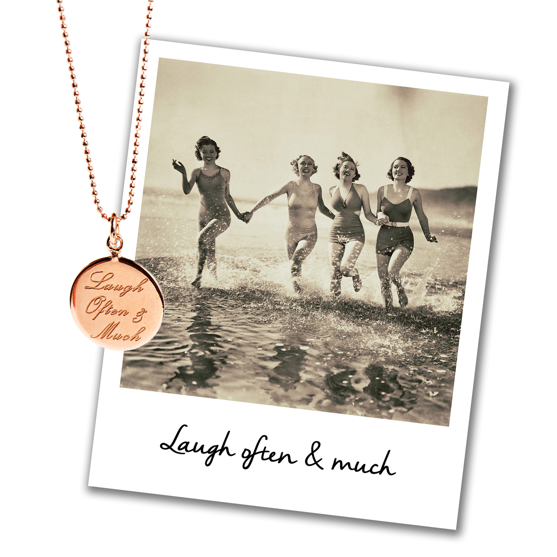 laugh often and much mantra necklace laughter necklace mantra jewellery