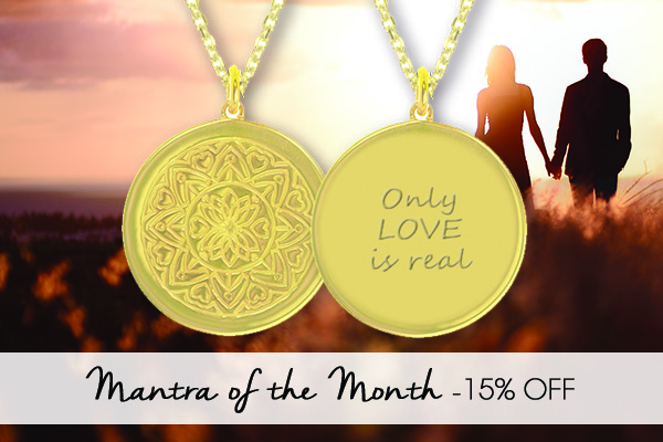 Mantra of the Month Discount on Love Mandala Necklace