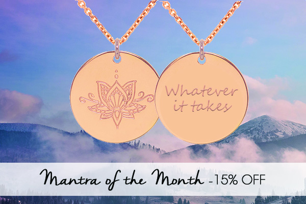 15% off Ornate Lotus Necklace