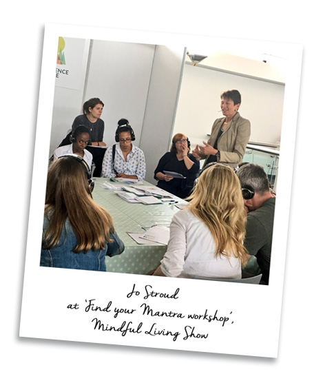 Find your Mantra workshop - Mindful Living Show