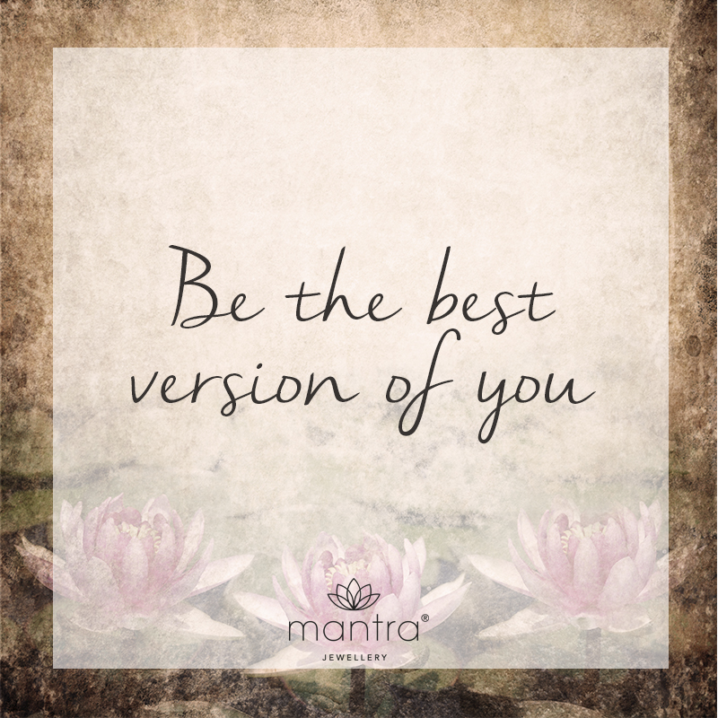 be the best version of you mantra lotus jewellery