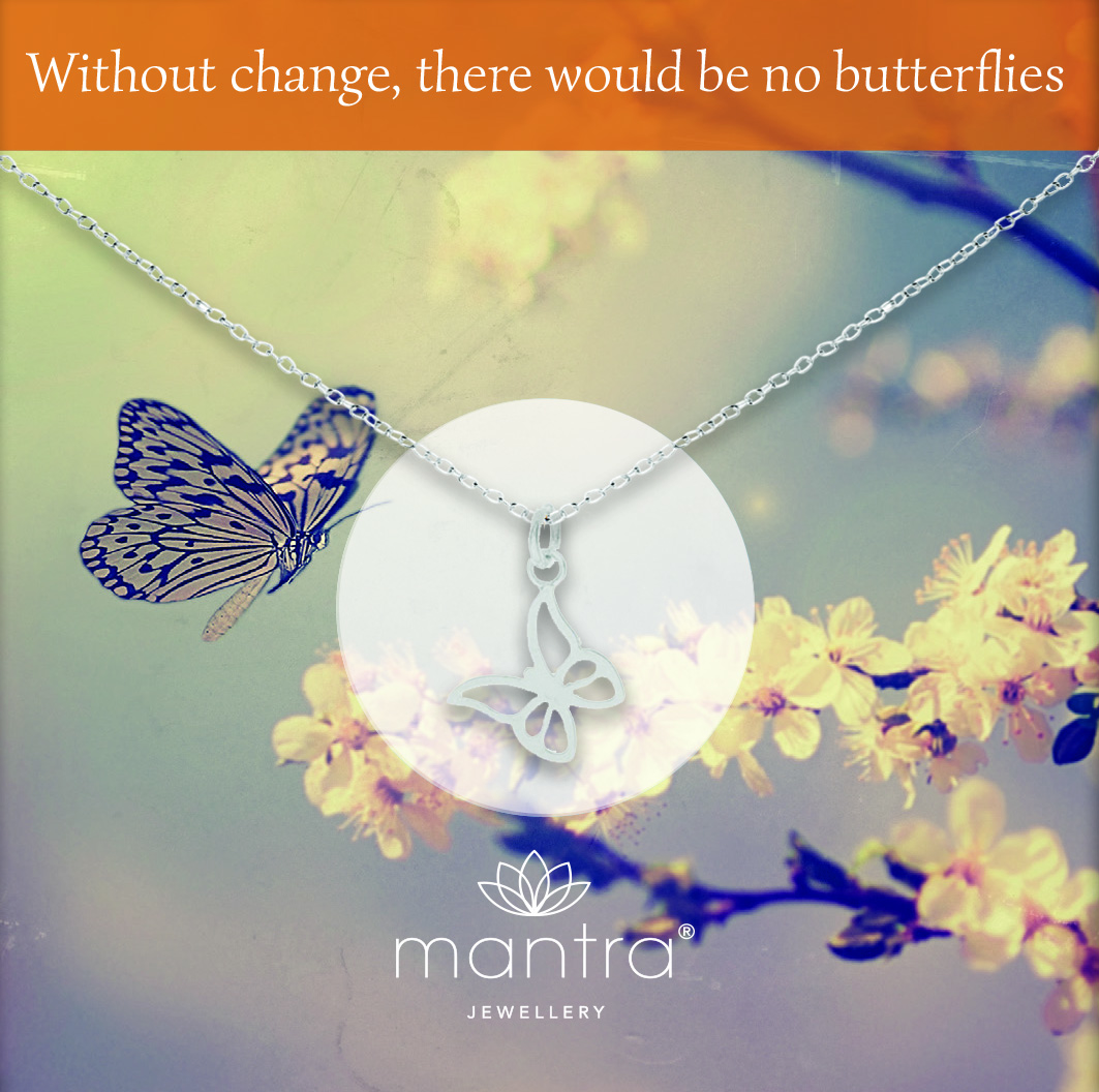 Silver Butterfly Necklace