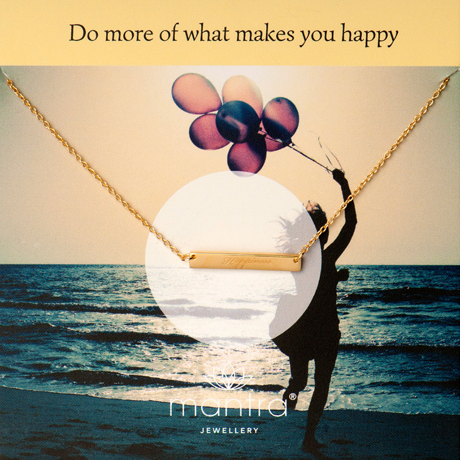 congratulations on your new career happiness necklace