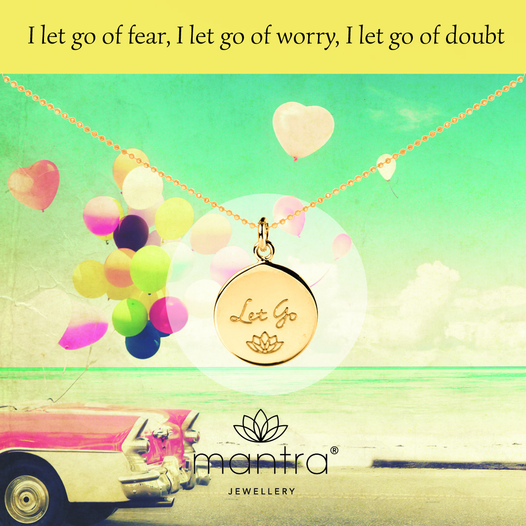 mantra let go necklace