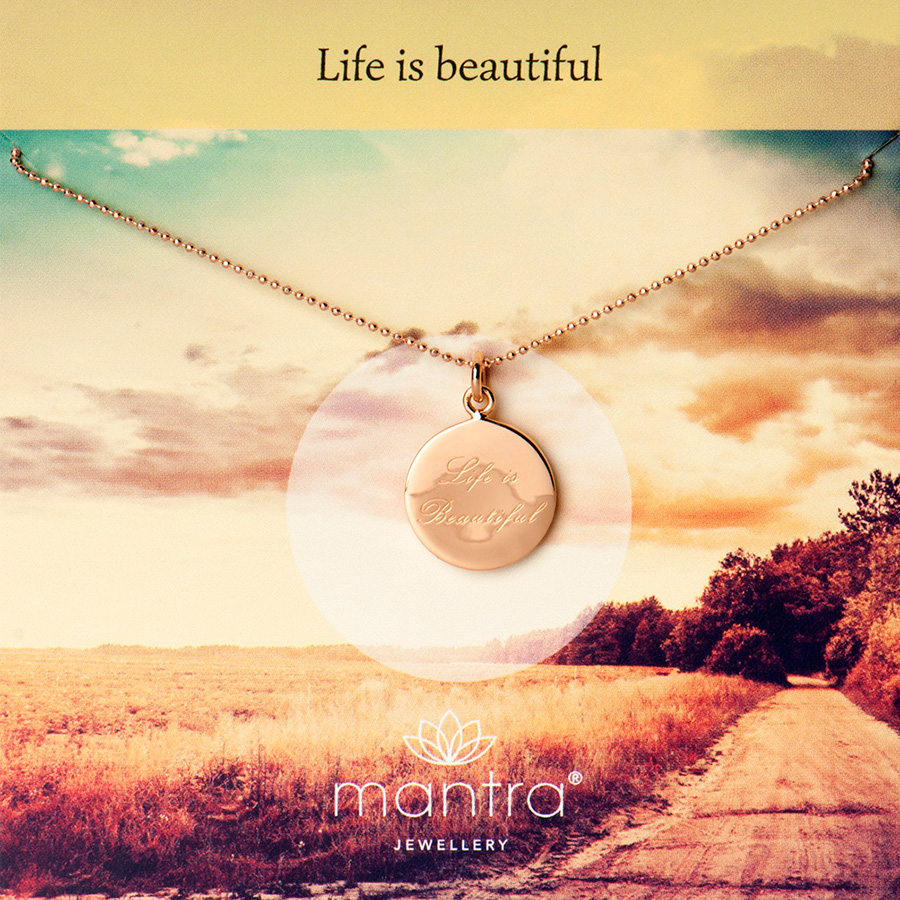 life is beautiful necklace