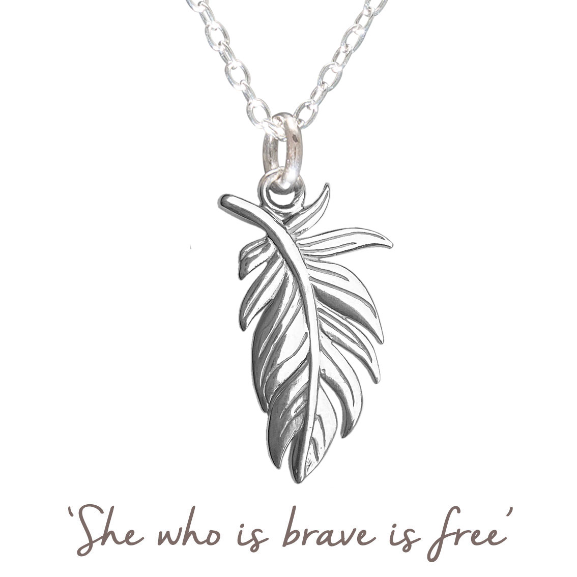 Plume Feather Necklace
