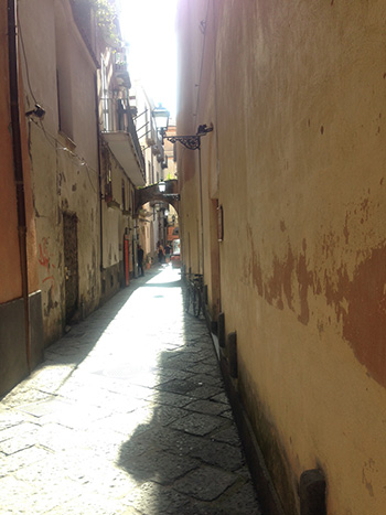 Peaceful alleyway in Sorrento