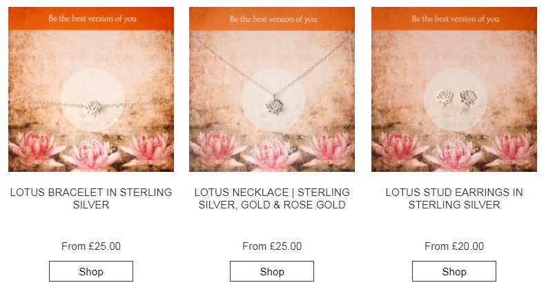 Sterling Silver Lotus Hamsa Necklace