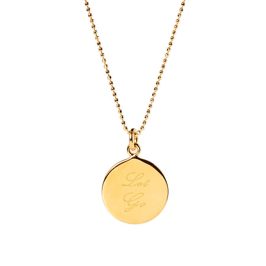 Gold Let Go Necklace