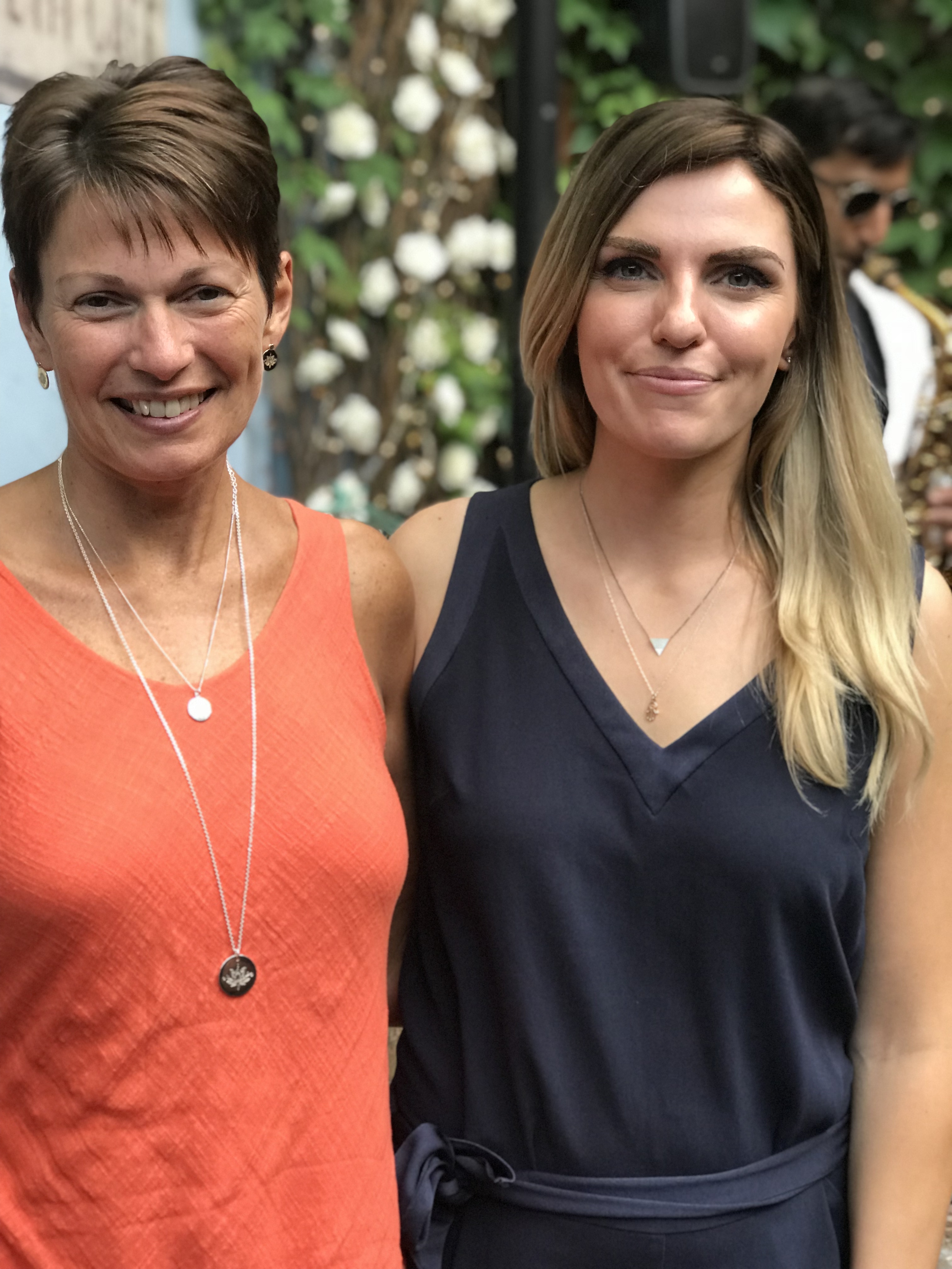 Chloe Brotheridge with Mantra Founder Jo Stroud