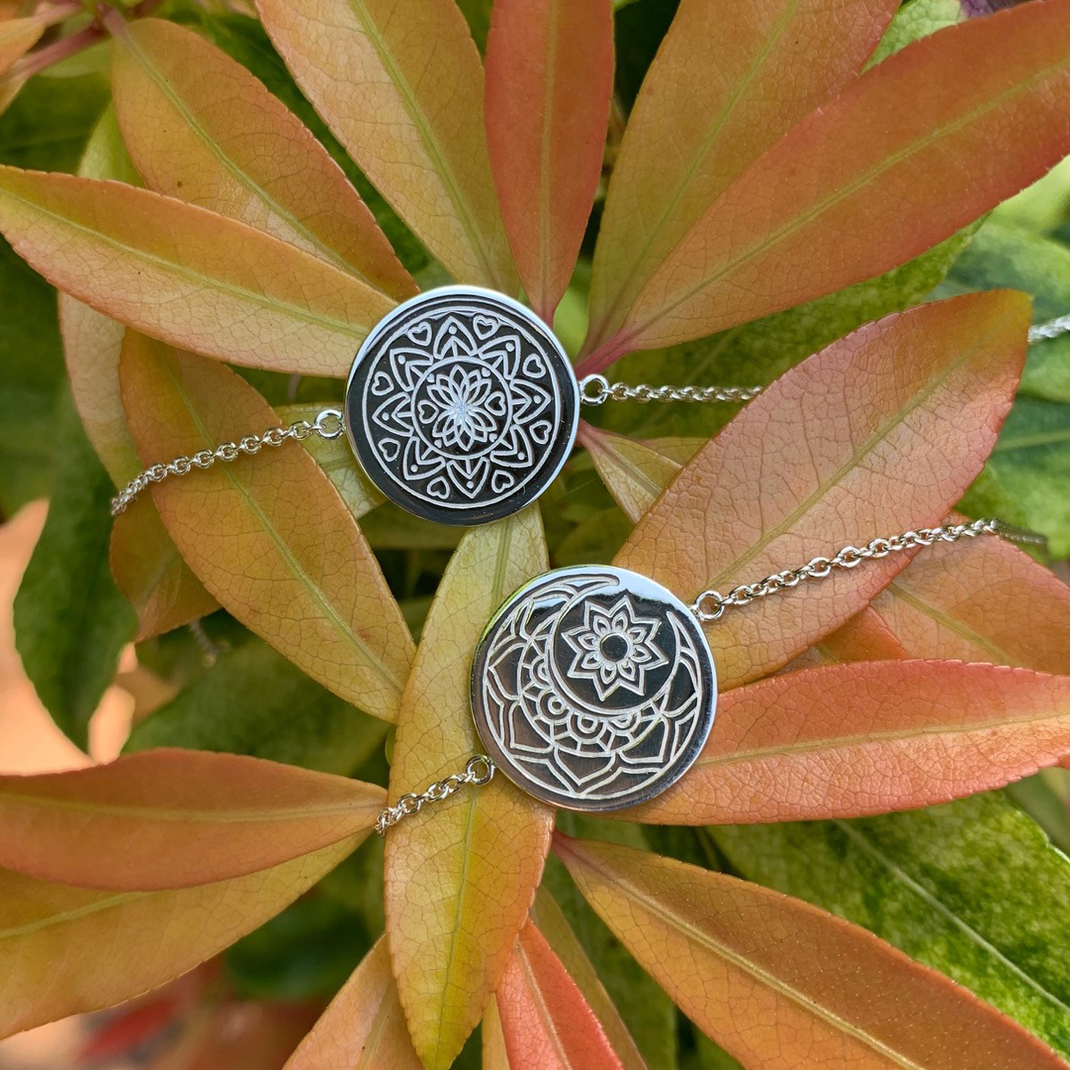 Moons and Sun Love Mandala Bracelet Photoshoot