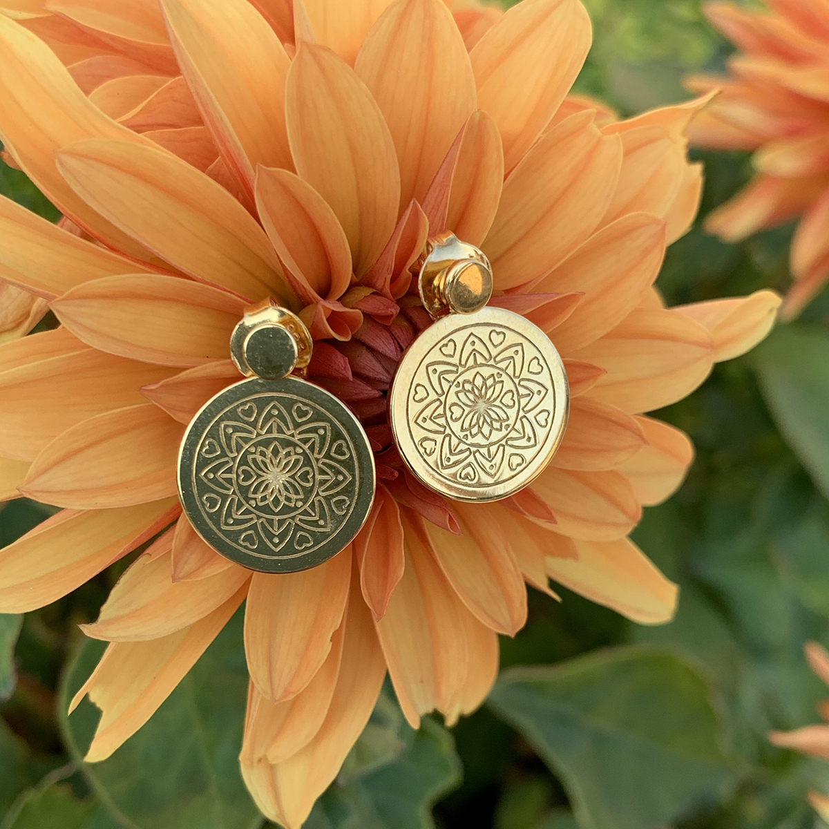 Love Mandala Earrings Photoshoot