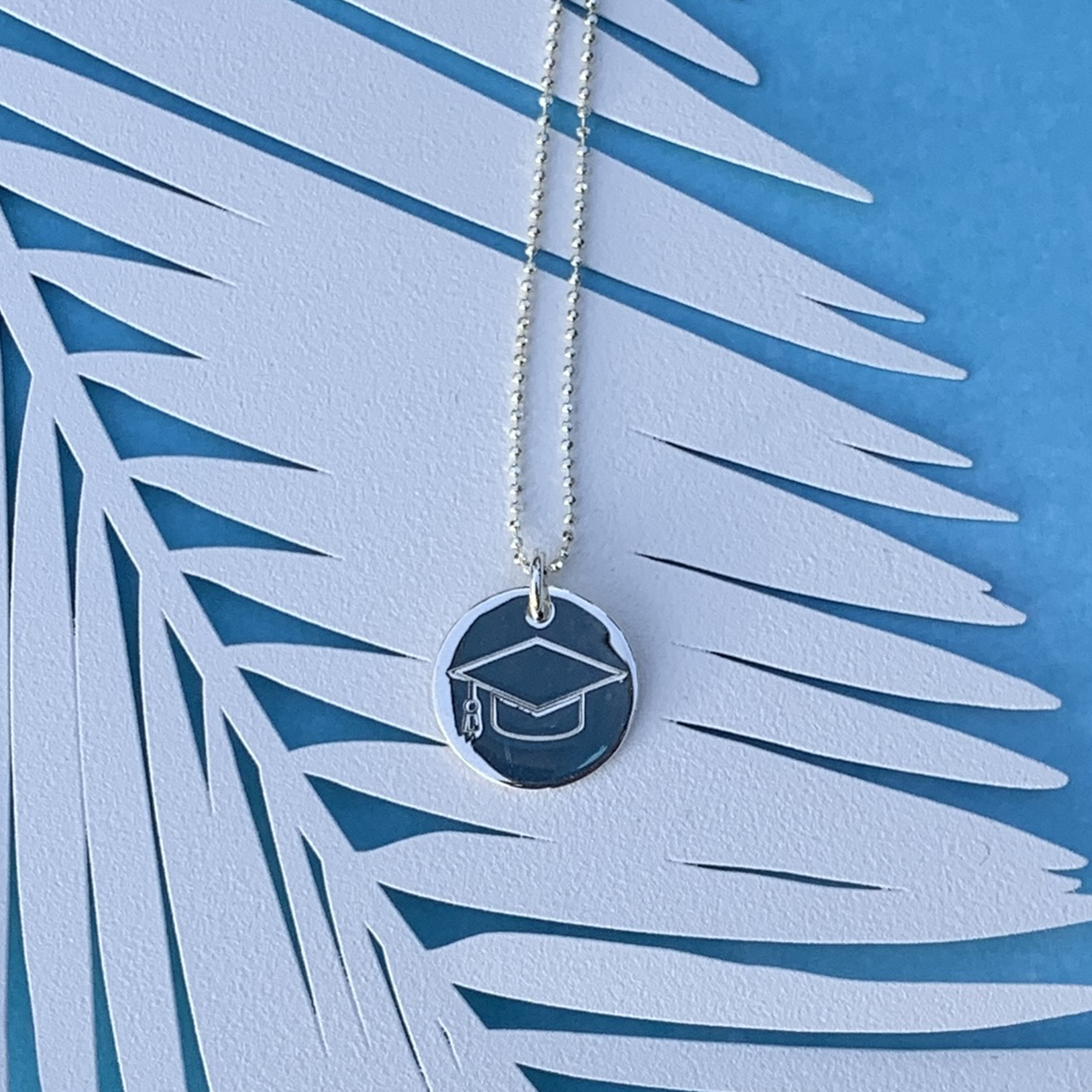 Graduation Cap Necklace Photoshoot