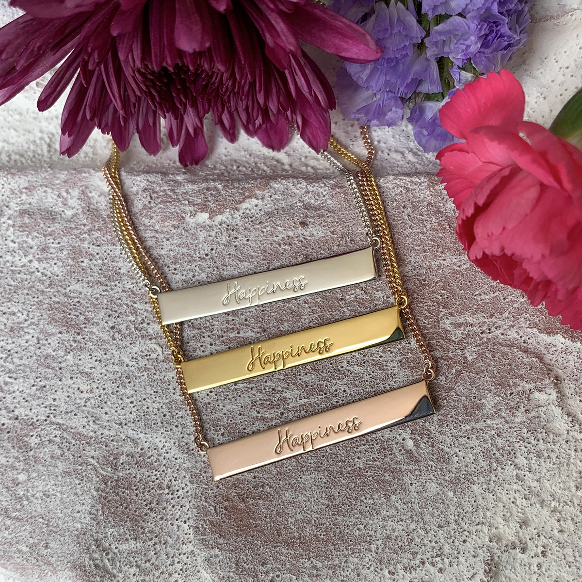 Happiness Mantra Necklace Photoshoot