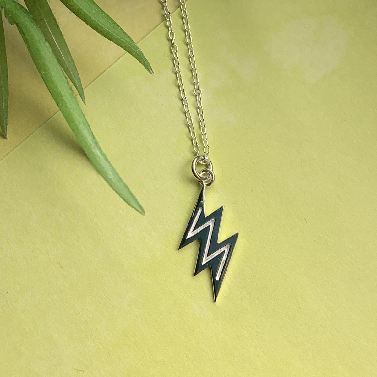 Lightning bolt Necklace Photoshoot