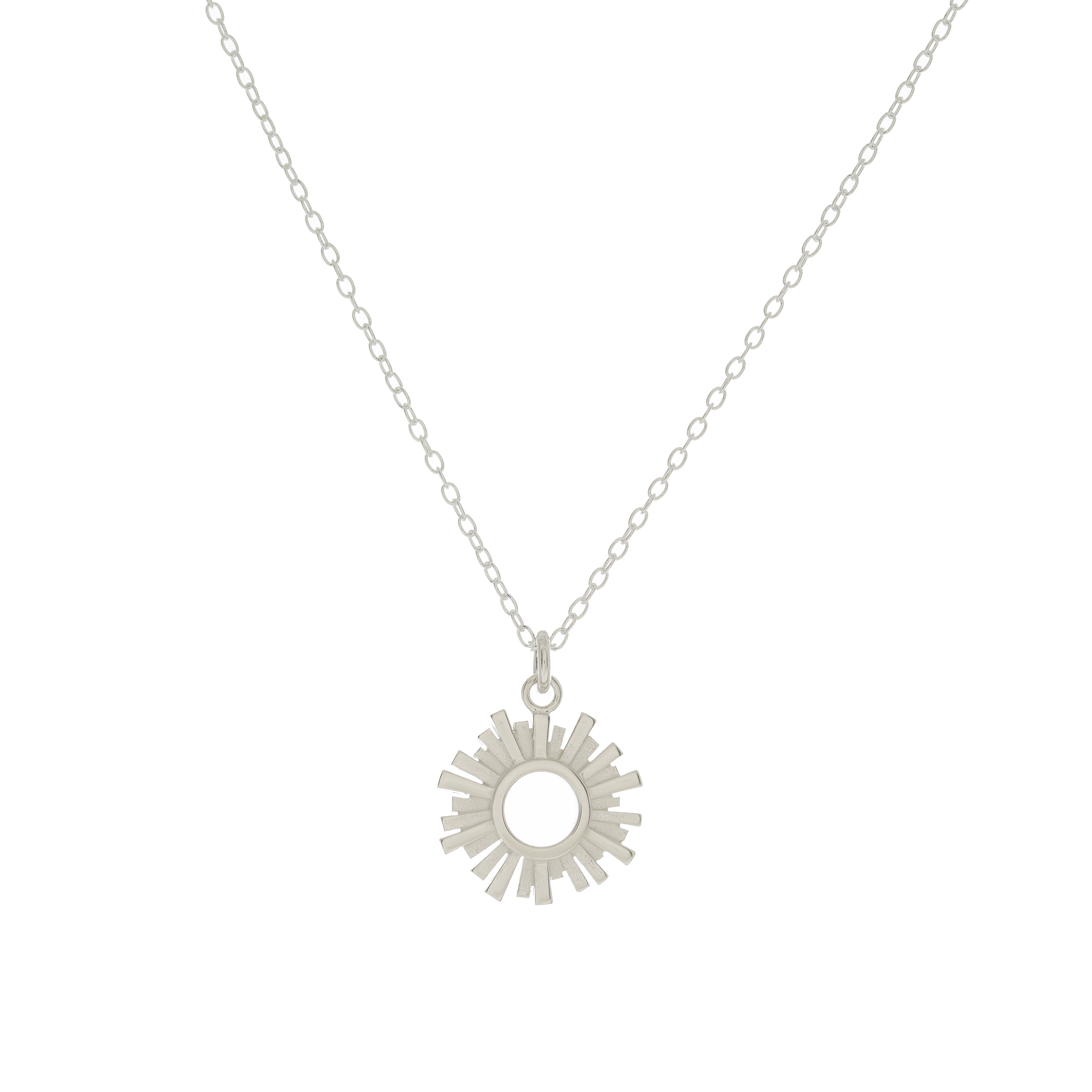 Sterling Silver Starburst Necklace