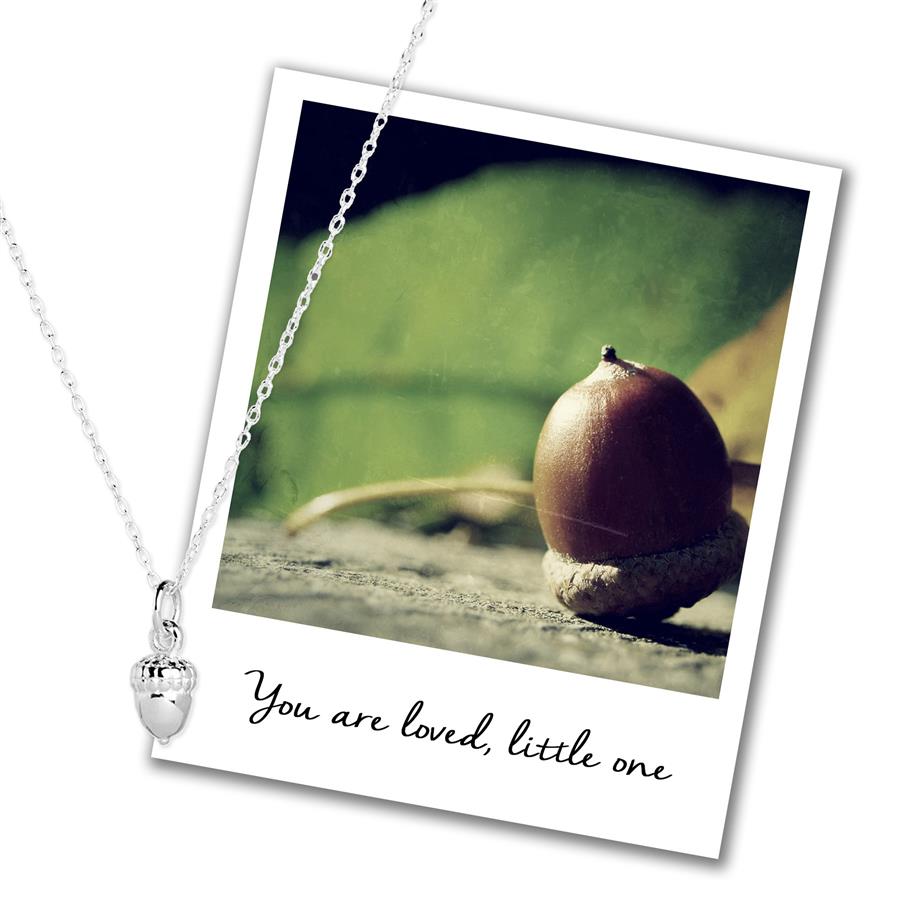 Sterling Silver Acorn Necklace