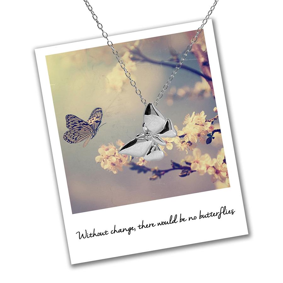 Sterling Silver Butterfly Necklace