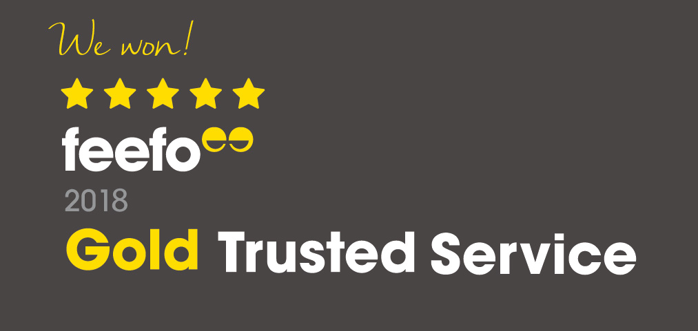 Feefo Trusted Service – Gold Award’