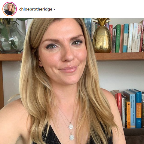 chloe brotheridge wearing mantra jewellery