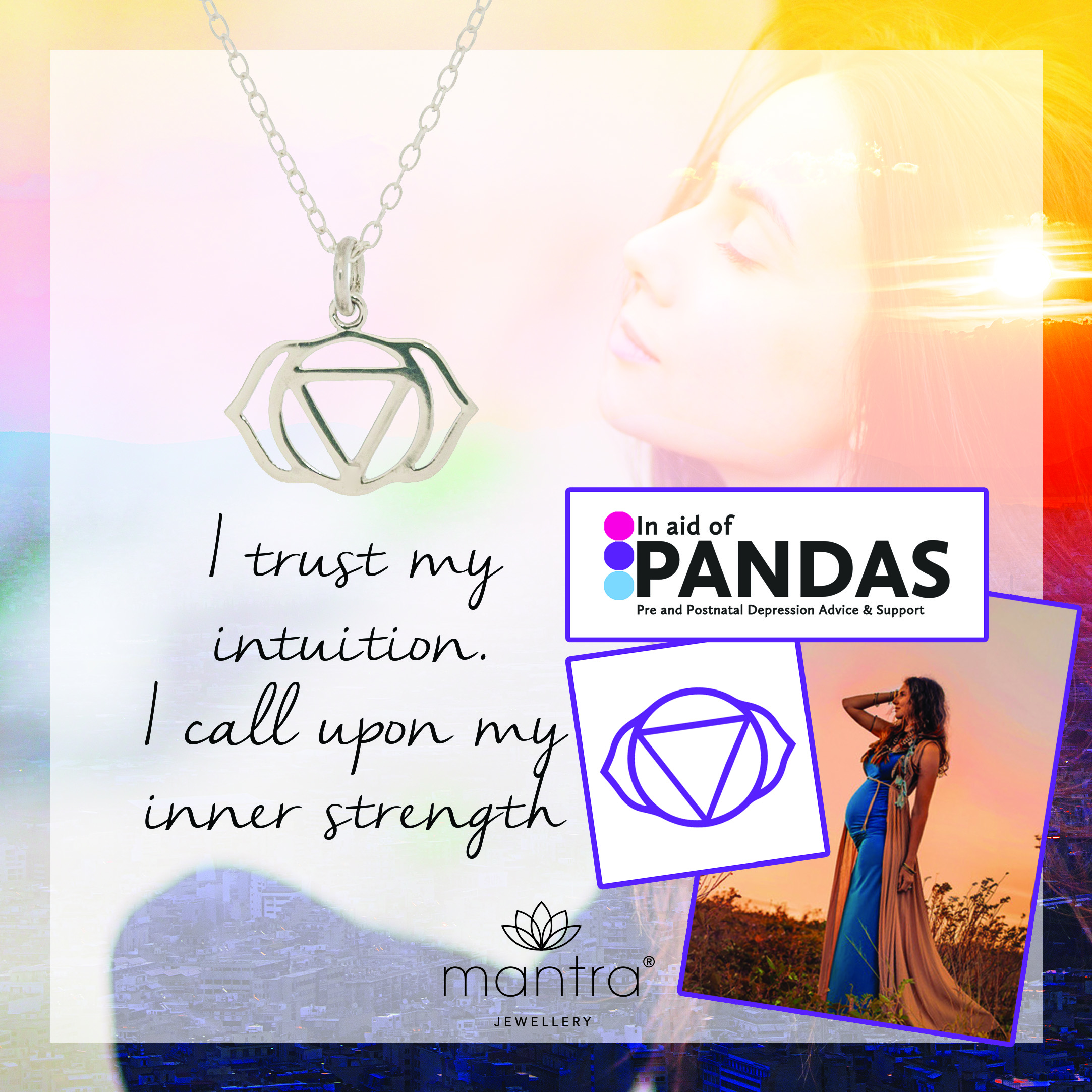 Third Eye Chakra Necklace for PANDAS Charity