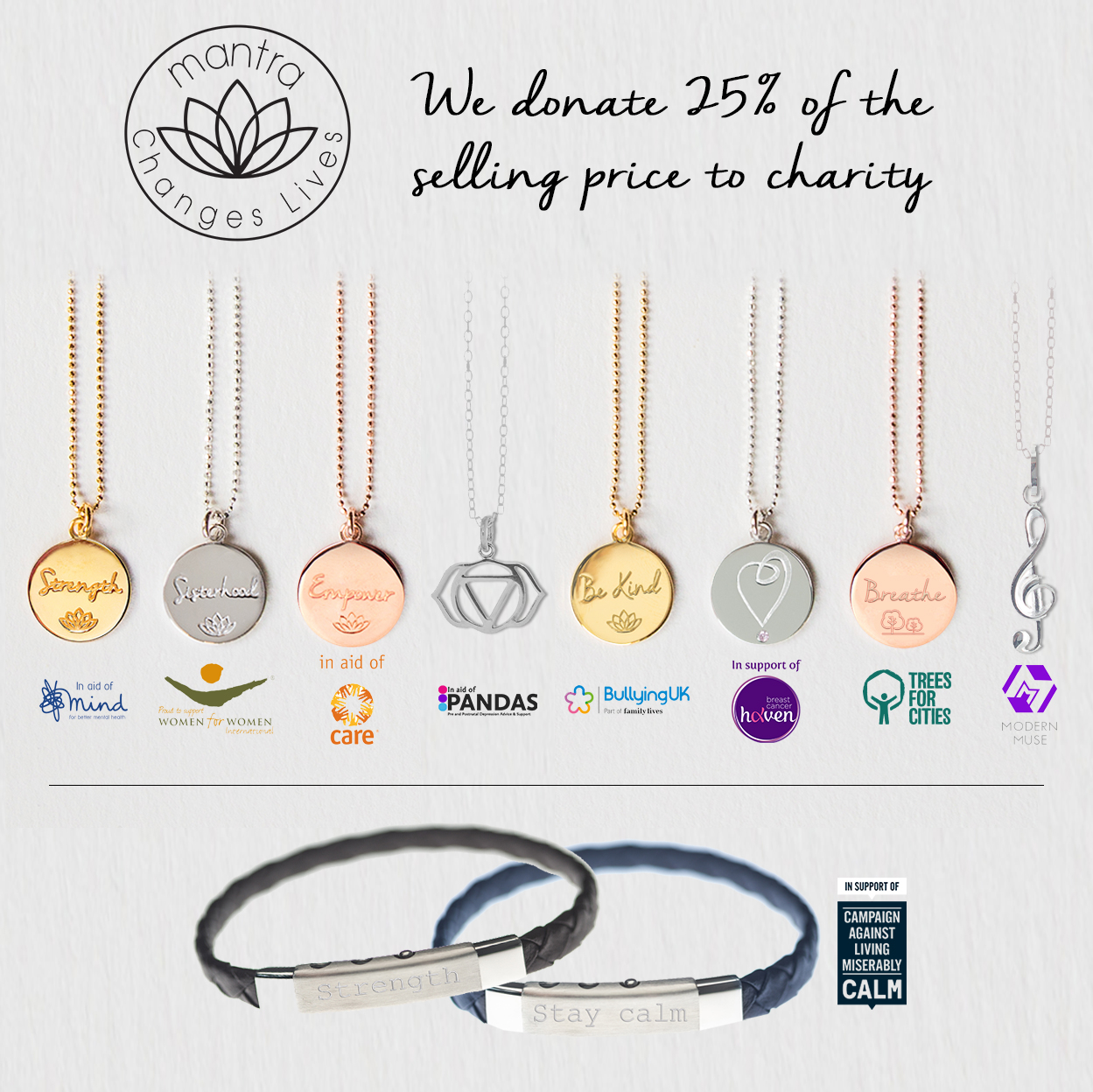 Charity Necklaces - Christmas gifts to change the world