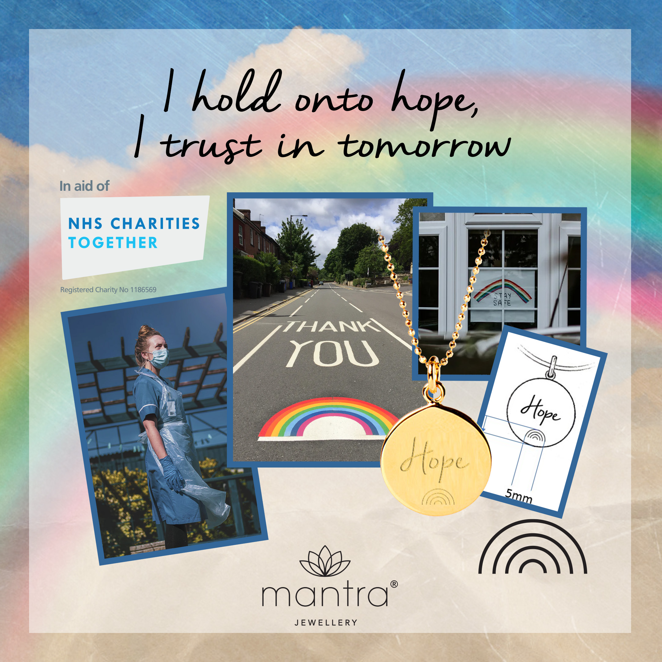 Inspiration behind Hope Rainbow Charity Necklace for NHS Charities Together