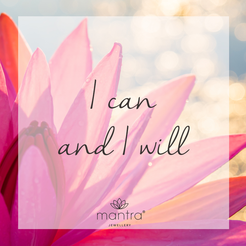 I can and I will mantra Quote