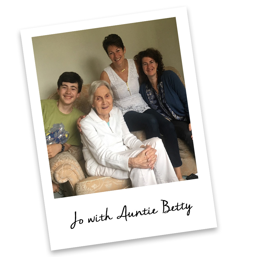 Jo Stroud with Auntie Betty Jo Stroud with Auntie Betty