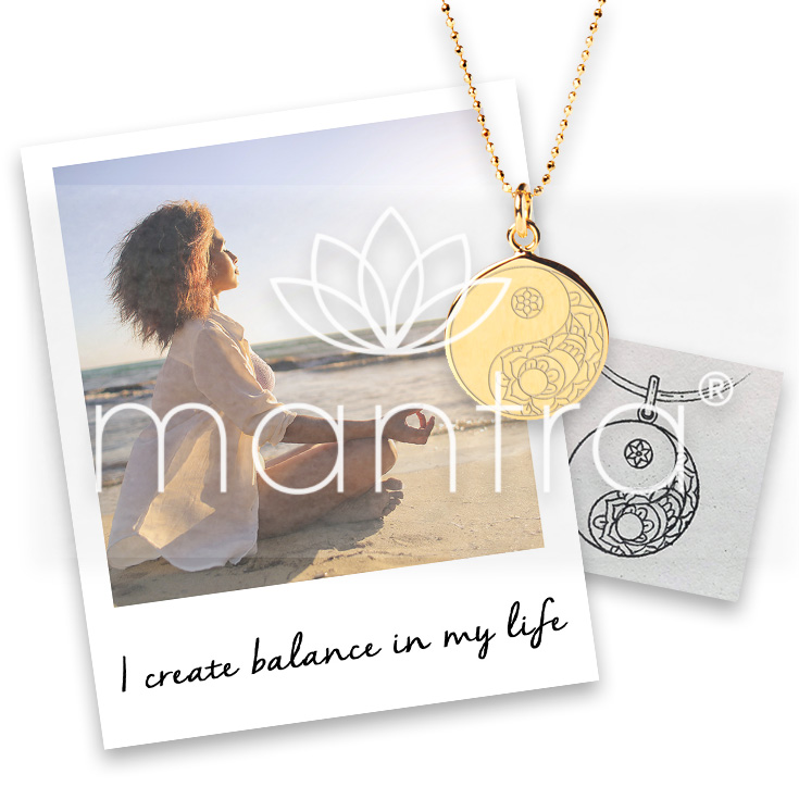 mantra balance necklace