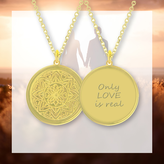 Pallavi myMantra necklace - Only Love is Real