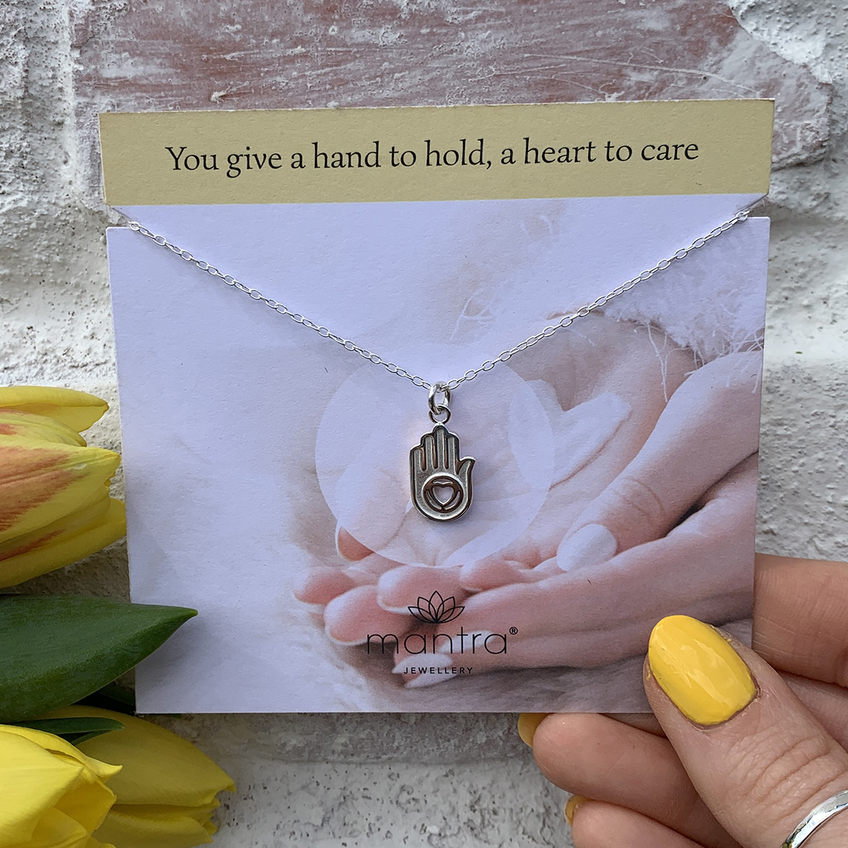 Silver Ahimsa Necklace