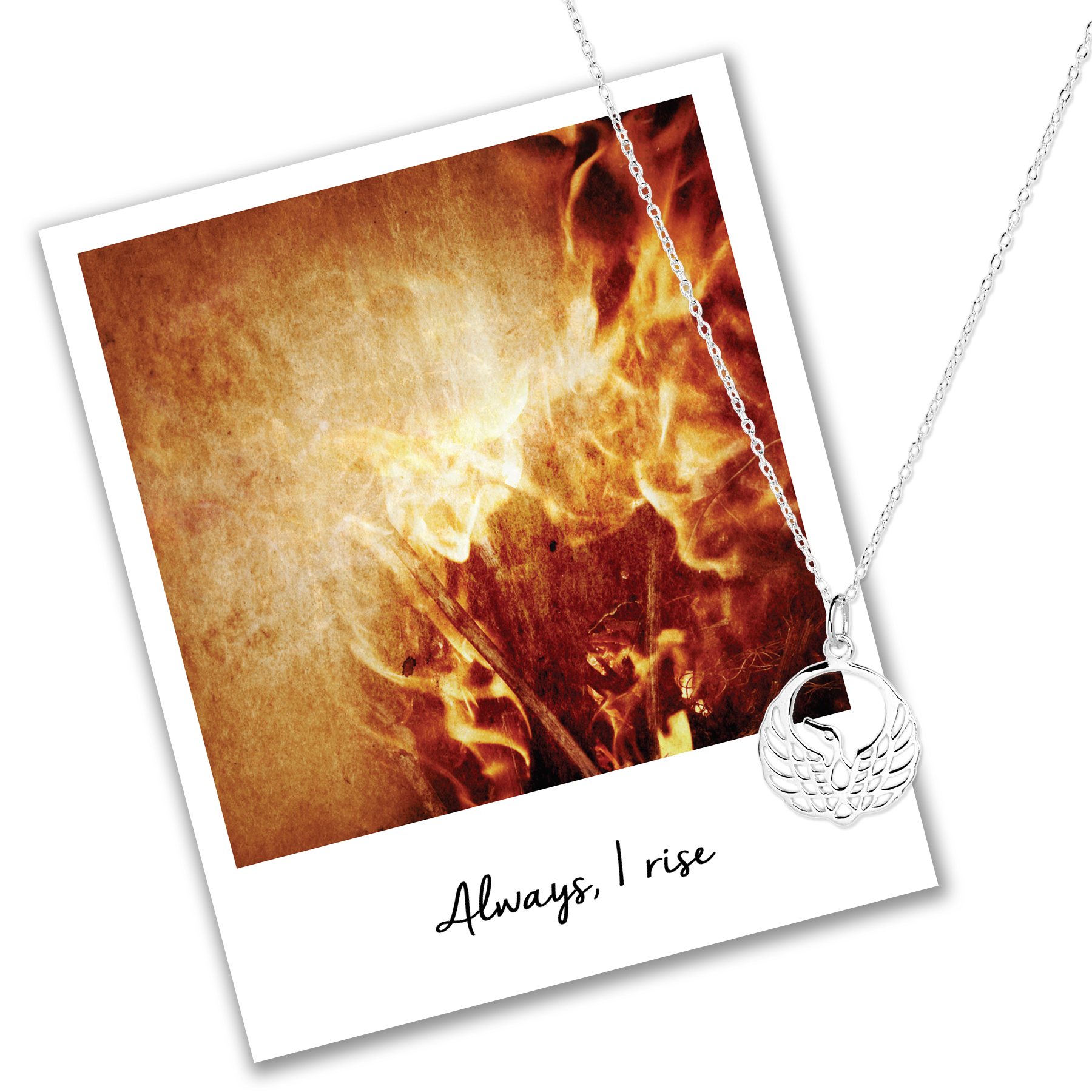 Silver Phoenix Necklace