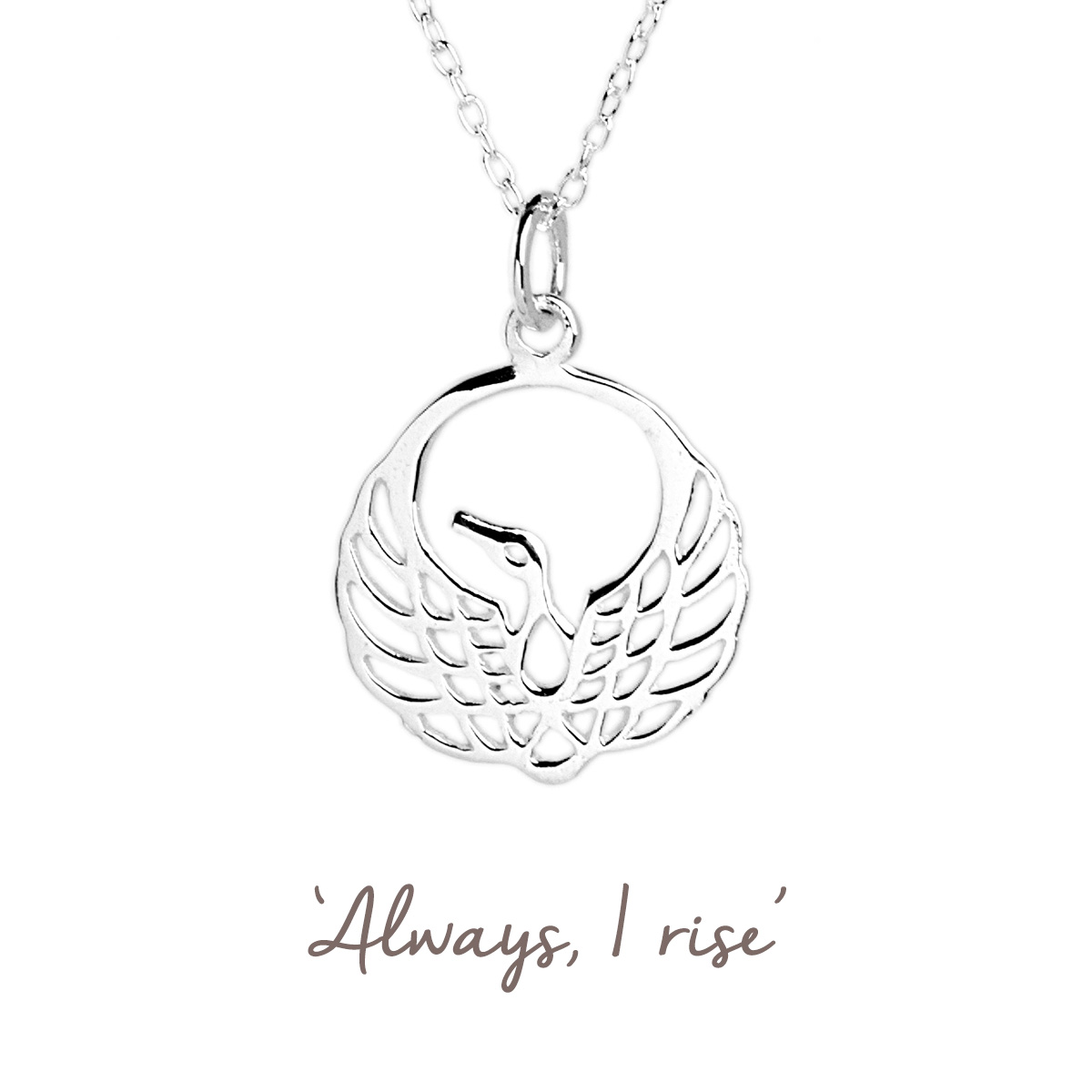 mantra phoenix necklace