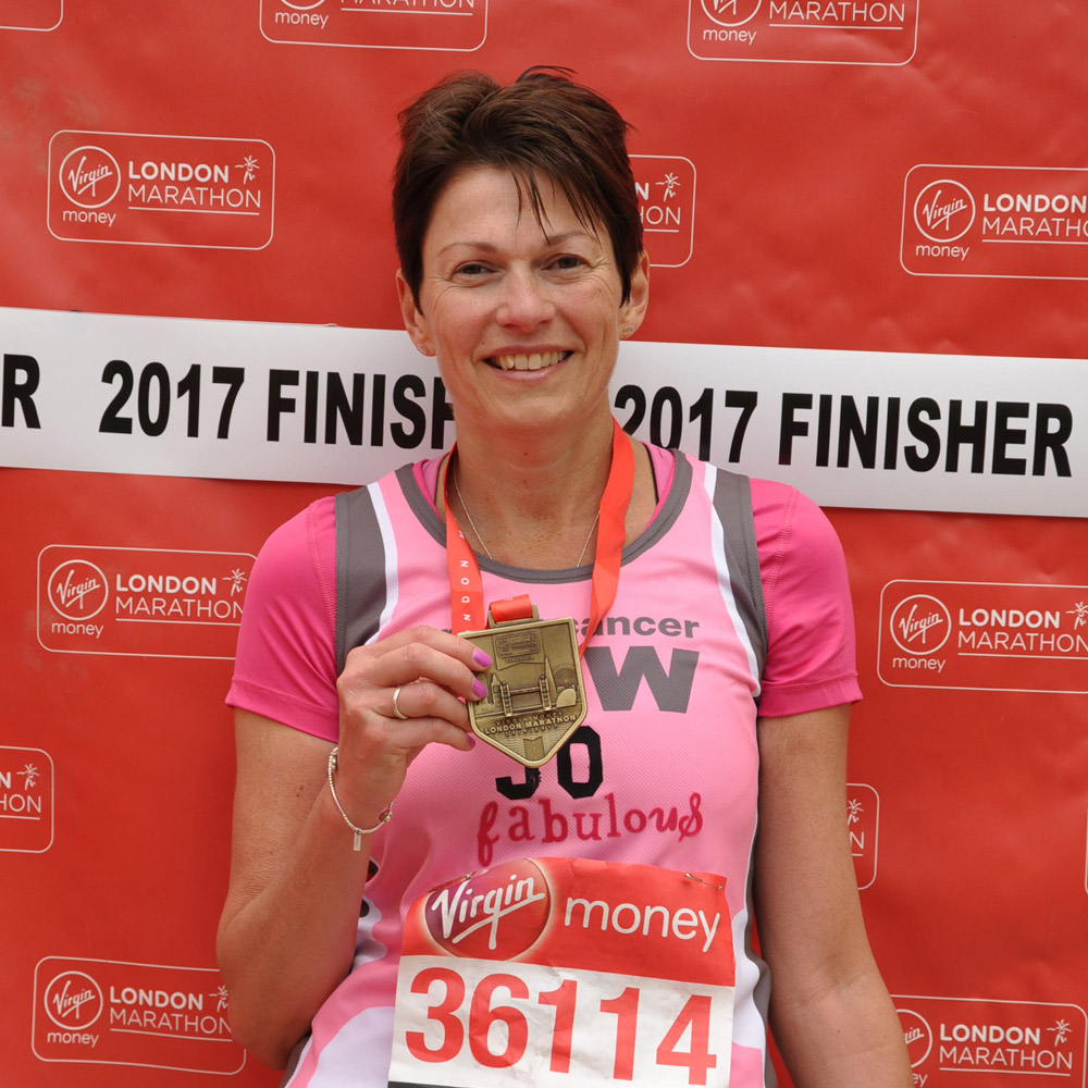 Jo at 2017 London Marathon